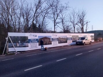 İnşaat Çevresi Vinil Germe